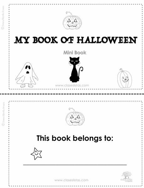 Halloween, Minibook, (minibook + audio) .(English version)