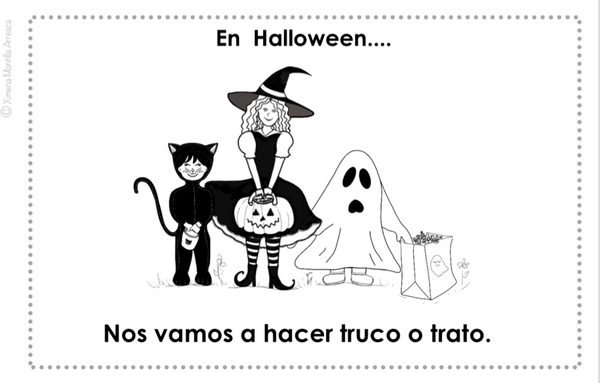 Halloween, Mi Mini Libro de Halloween  (versión en español)
