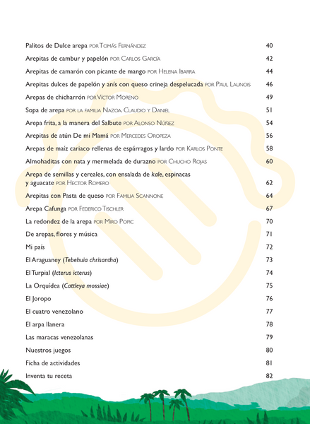 Libro digital, Juega con "Soy la Arepa". Recetas, juegos y tradiciones venezolanas.