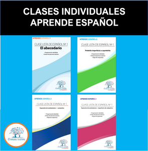 Portadas de Clases Individuales de Aprende Español