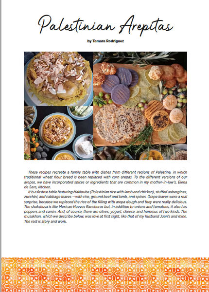 Libro Digital, Free Ebook, Arepas For Peace, Thoughts Cooking and Art for Refugees and Human Mobility.