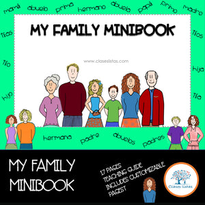 My Family, Minibook (English version)