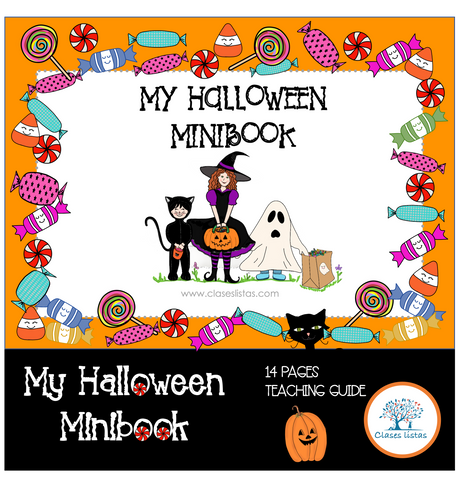 Halloween, Minibook, (minibook + audio) .(English version)